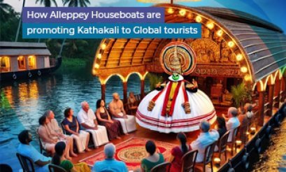 Alleppey Houseboats are promoting Kathakali to Global tourists